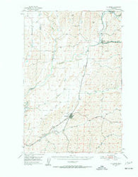 La Crosse Washington Historical topographic map, 1:62500 scale, 15 X 15 Minute, Year 1950