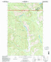 La Fleur Lake Washington Historical topographic map, 1:24000 scale, 7.5 X 7.5 Minute, Year 1992