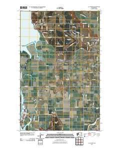 La Conner Washington Historical topographic map, 1:24000 scale, 7.5 X 7.5 Minute, Year 2011