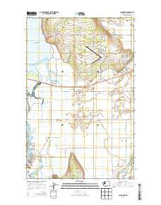 La Conner Washington Current topographic map, 1:24000 scale, 7.5 X 7.5 Minute, Year 2014