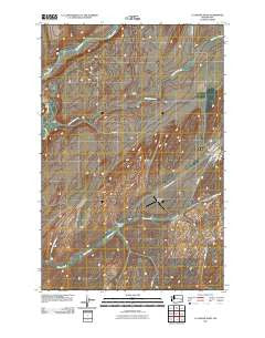 La Crosse West Washington Historical topographic map, 1:24000 scale, 7.5 X 7.5 Minute, Year 2011