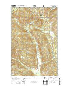 La Fleur Lake Washington Current topographic map, 1:24000 scale, 7.5 X 7.5 Minute, Year 2014