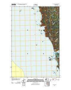 La Push Washington Historical topographic map, 1:24000 scale, 7.5 X 7.5 Minute, Year 2011