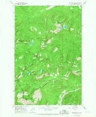 Labyrinth Mtn Washington Historical topographic map, 1:24000 scale, 7.5 X 7.5 Minute, Year 1965