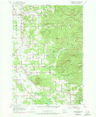 Lacamas Creek Washington Historical topographic map, 1:24000 scale, 7.5 X 7.5 Minute, Year 1954