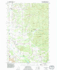 Lacamas Creek Washington Historical topographic map, 1:24000 scale, 7.5 X 7.5 Minute, Year 1990