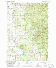 Lacamas Creek Washington Historical topographic map, 1:24000 scale, 7.5 X 7.5 Minute, Year 1954
