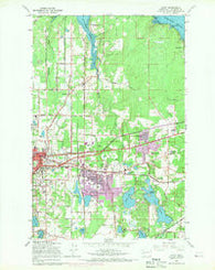 Lacey Washington Historical topographic map, 1:24000 scale, 7.5 X 7.5 Minute, Year 1959