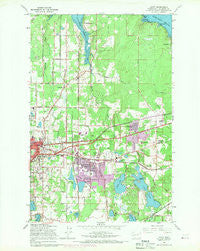 Lacey Washington Historical topographic map, 1:24000 scale, 7.5 X 7.5 Minute, Year 1959