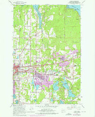 Lacey Washington Historical topographic map, 1:24000 scale, 7.5 X 7.5 Minute, Year 1959