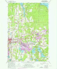 Lacey Washington Historical topographic map, 1:24000 scale, 7.5 X 7.5 Minute, Year 1959