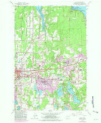 Lacey Washington Historical topographic map, 1:24000 scale, 7.5 X 7.5 Minute, Year 1959