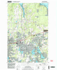 Lacey Washington Historical topographic map, 1:24000 scale, 7.5 X 7.5 Minute, Year 1997