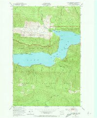 Lake Crescent Washington Historical topographic map, 1:24000 scale, 7.5 X 7.5 Minute, Year 1950