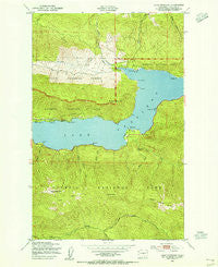 Lake Crescent Washington Historical topographic map, 1:24000 scale, 7.5 X 7.5 Minute, Year 1950