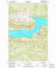 Lake Crescent Washington Historical topographic map, 1:24000 scale, 7.5 X 7.5 Minute, Year 1950