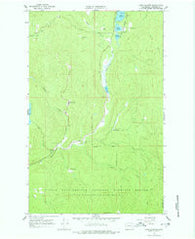 Lake Gillette Washington Historical topographic map, 1:24000 scale, 7.5 X 7.5 Minute, Year 1966