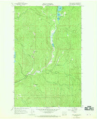 Lake Gillette Washington Historical topographic map, 1:24000 scale, 7.5 X 7.5 Minute, Year 1966