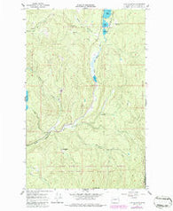 Lake Gillette Washington Historical topographic map, 1:24000 scale, 7.5 X 7.5 Minute, Year 1966