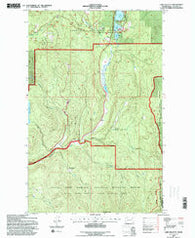 Lake Gillette Washington Historical topographic map, 1:24000 scale, 7.5 X 7.5 Minute, Year 1992
