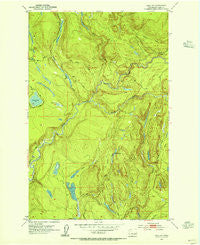Lake Joy Washington Historical topographic map, 1:24000 scale, 7.5 X 7.5 Minute, Year 1953