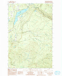 Lake Kapowsin Washington Historical topographic map, 1:24000 scale, 7.5 X 7.5 Minute, Year 1987