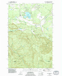 Lake Lawrence Washington Historical topographic map, 1:24000 scale, 7.5 X 7.5 Minute, Year 1990