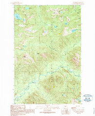 Lake Philippa Washington Historical topographic map, 1:24000 scale, 7.5 X 7.5 Minute, Year 1989