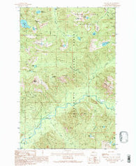 Lake Philippa Washington Historical topographic map, 1:24000 scale, 7.5 X 7.5 Minute, Year 1989