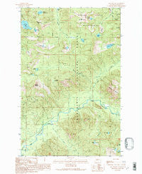 Lake Philippa Washington Historical topographic map, 1:24000 scale, 7.5 X 7.5 Minute, Year 1989
