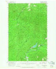 Lake Pleasant Washington Historical topographic map, 1:62500 scale, 15 X 15 Minute, Year 1957