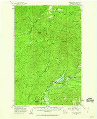 Lake Pleasant Washington Historical topographic map, 1:62500 scale, 15 X 15 Minute, Year 1957