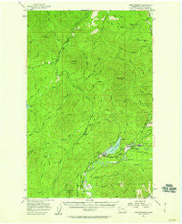 Lake Pleasant Washington Historical topographic map, 1:62500 scale, 15 X 15 Minute, Year 1957