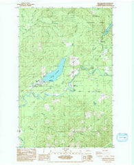 Lake Pleasant Washington Historical topographic map, 1:24000 scale, 7.5 X 7.5 Minute, Year 1984