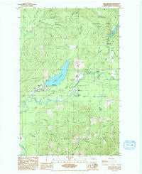 Lake Pleasant Washington Historical topographic map, 1:24000 scale, 7.5 X 7.5 Minute, Year 1984