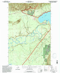 Lake Quinault West Washington Historical topographic map, 1:24000 scale, 7.5 X 7.5 Minute, Year 1995