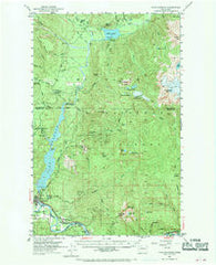 Lake Shannon Washington Historical topographic map, 1:62500 scale, 15 X 15 Minute, Year 1952
