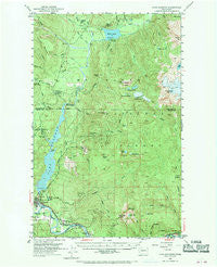 Lake Shannon Washington Historical topographic map, 1:62500 scale, 15 X 15 Minute, Year 1952