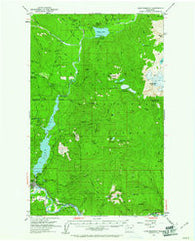Lake Shannon Washington Historical topographic map, 1:62500 scale, 15 X 15 Minute, Year 1952