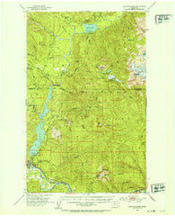 Lake Shannon Washington Historical topographic map, 1:62500 scale, 15 X 15 Minute, Year 1952
