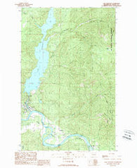 Lake Shannon Washington Historical topographic map, 1:24000 scale, 7.5 X 7.5 Minute, Year 1989