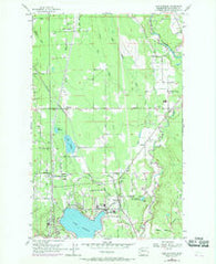 Lake Stevens Washington Historical topographic map, 1:24000 scale, 7.5 X 7.5 Minute, Year 1956