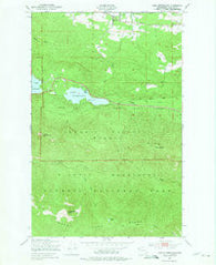 Lake Sutherland Washington Historical topographic map, 1:24000 scale, 7.5 X 7.5 Minute, Year 1950