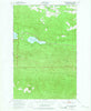 Lake Sutherland Washington Historical topographic map, 1:24000 scale, 7.5 X 7.5 Minute, Year 1950