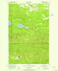 Lake Sutherland Washington Historical topographic map, 1:24000 scale, 7.5 X 7.5 Minute, Year 1950