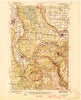 Lake Tapps Washington Historical topographic map, 1:62500 scale, 15 X 15 Minute, Year 1944