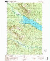 Lake Wenatchee Washington Historical topographic map, 1:24000 scale, 7.5 X 7.5 Minute, Year 1989