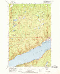 Lake Wooten Washington Historical topographic map, 1:24000 scale, 7.5 X 7.5 Minute, Year 1953
