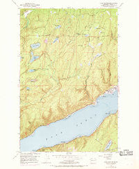Lake Wooten Washington Historical topographic map, 1:24000 scale, 7.5 X 7.5 Minute, Year 1953