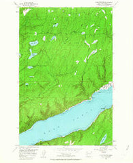 Lake Wooten Washington Historical topographic map, 1:24000 scale, 7.5 X 7.5 Minute, Year 1953